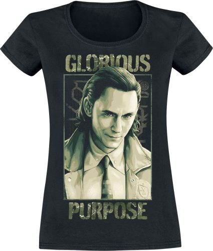 Loki Glorious Purpose Dámské tričko černá