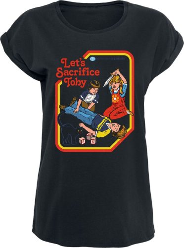 Steven Rhodes Let's Sacrafice Toby Dámské tričko černá
