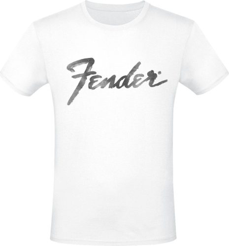 Fender Paint Logo Tričko bílá