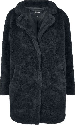 Urban Classics Dámský oversized kožešinový kabát Dámský kabát černá