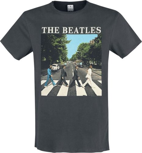 The Beatles Amplified Collection - Abbey Road Tričko charcoal