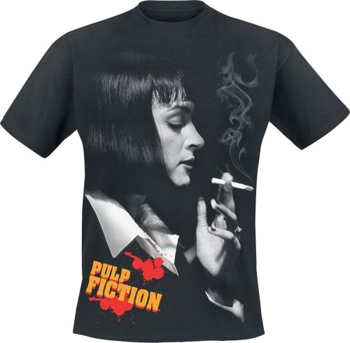 Pulp Fiction Smoke Tričko černá