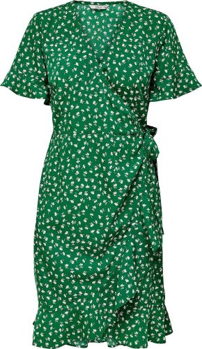 Only Zavinovací šaty ONLOLIVIA S/S WVN NOOS Šaty zelená
