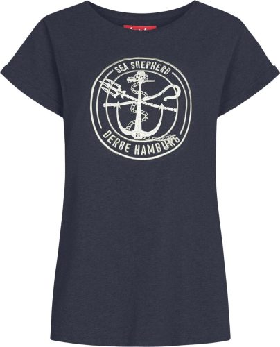 Sea Shepherd x Derbe Barbe Mono Gots Dámské tričko modrá
