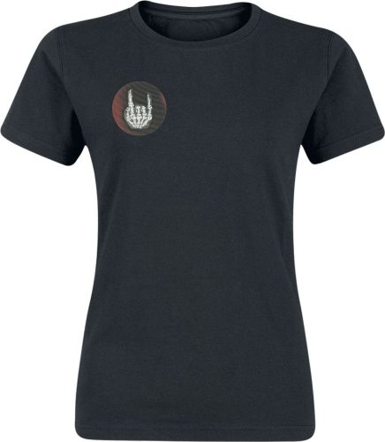 EMP Basic Collection Černé tričko s hologramovým logem Dámské tričko černá