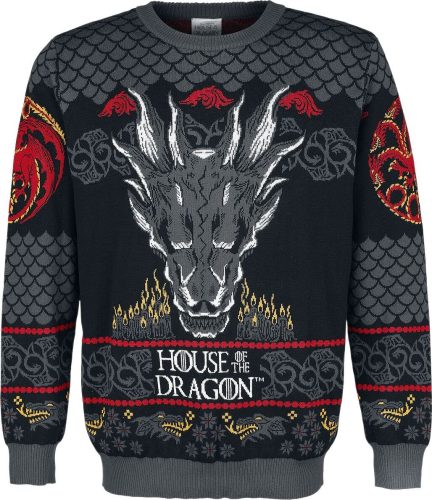 Game Of Thrones House Of The Dragon - Dragon Pletený svetr vícebarevný