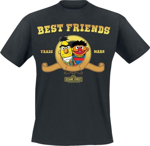 Sesame Street Ernie und Bert - Best Friends Tričko černá