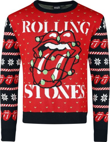 The Rolling Stones Holiday Sweater 2022 Mikina vícebarevný