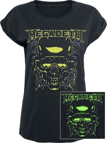Megadeth Anniversary Tee GITD Dámské tričko černá
