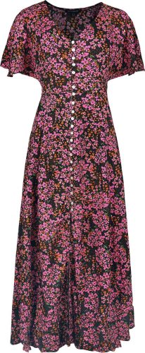 QED London Button Through Midi Dress Šaty vícebarevný