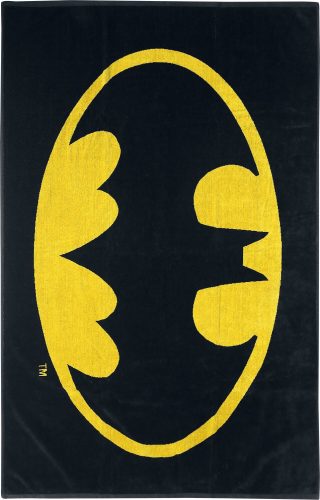 Batman Osuška Batman rucník cerná/bílá