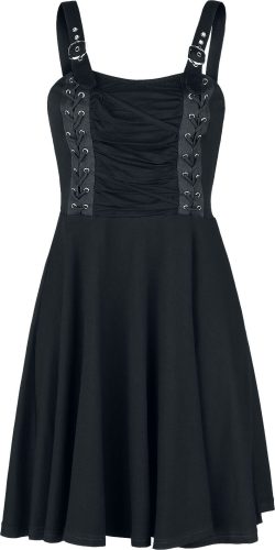 Gothicana by EMP Krátké šaty se šněrováním Šaty černá