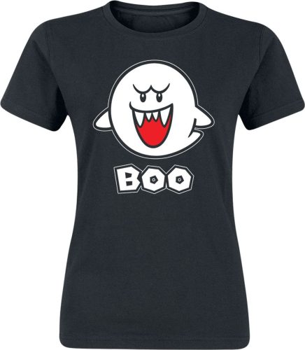 Super Mario Boo Dámské tričko černá