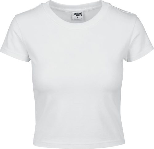 Urban Classics Dámské strečové žerzejové tričko krátkého střihu Dámské tričko bílá