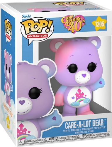 Care Bears Vinylová figurka č. 1205 Care Bears 40th anniversary - Care-a-lot Bear Pop! Animation (s možností chase) Sberatelská postava standard