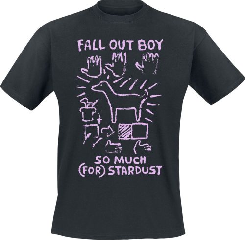 Fall Out Boy Pink Dog So Much Stardust Tričko černá