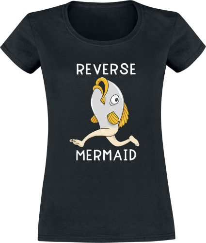 Goodie Two Sleeves Reverse Mermaid Dámské tričko černá