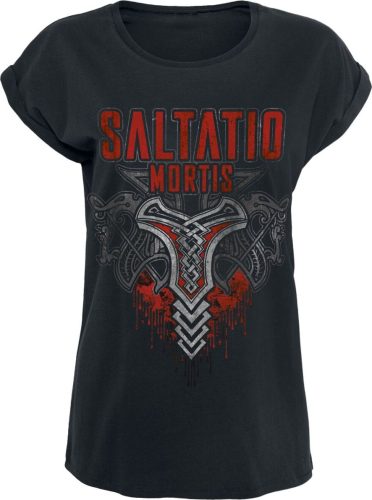 Saltatio Mortis Viking Logo Dámské tričko černá