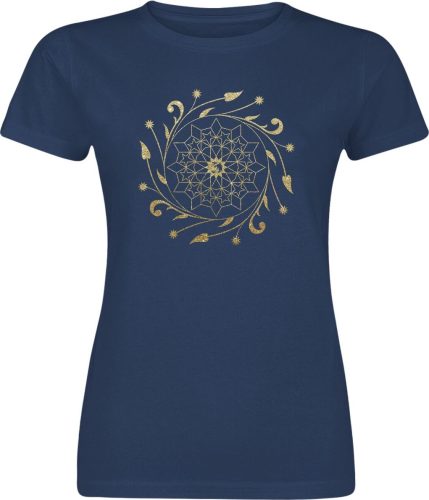 The Witcher Golden Swirl Dámské tričko modrá