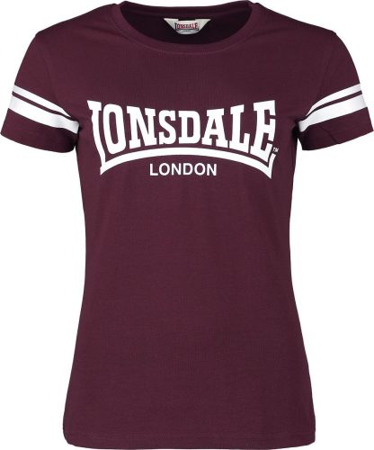 Lonsdale London KILLEGRAY Dámské tričko tmavě červená