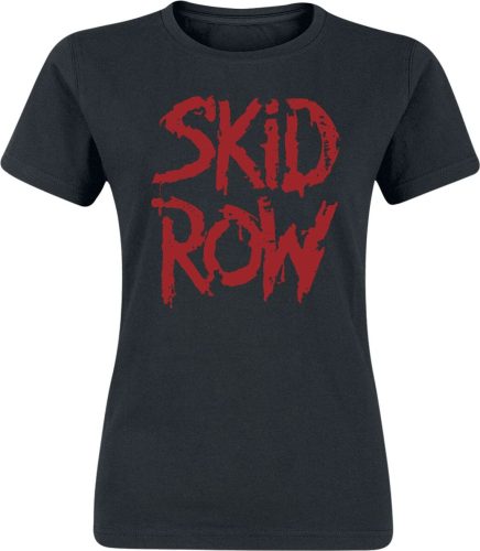 Skid Row Stacked Logo Dámské tričko černá