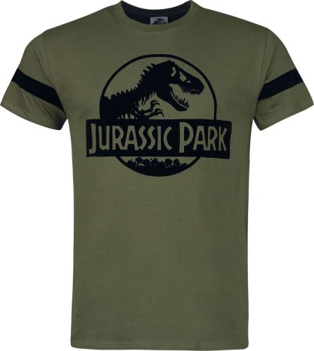 Jurassic Park Jurassic Park - Logo Flock Tričko zelená
