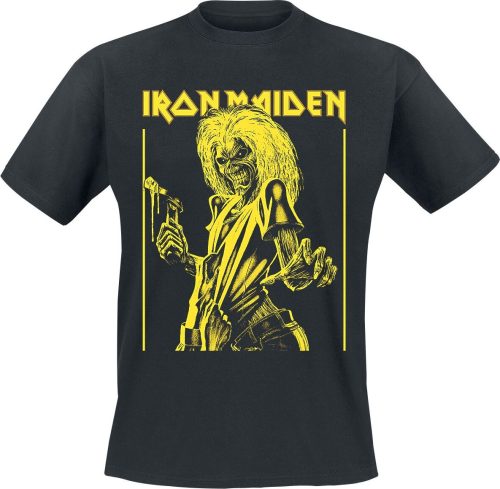 Iron Maiden Yellow Flyer Tričko černá
