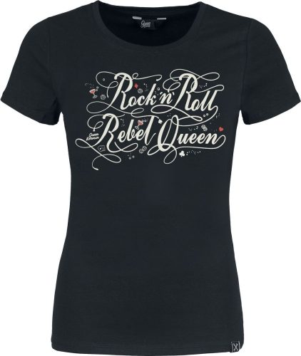 Queen Kerosin Rock'n Roll Queen Dámské tričko černá
