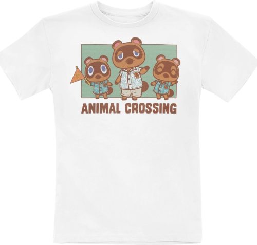 Animal Crossing Kids - Nook Family detské tricko bílá