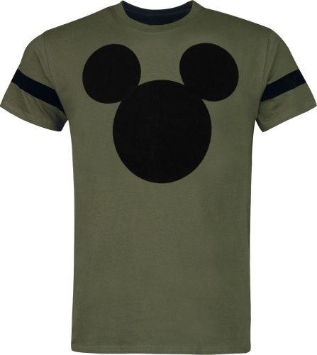 Mickey & Minnie Mouse Mickey Mouse - Head - Flock Tričko zelená