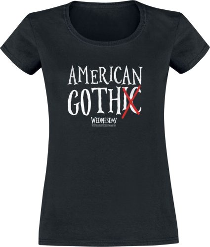 Wednesday American Goth Dámské tričko černá