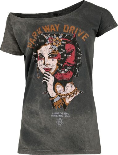 Parkway Drive Devil Tricks Dámské tričko tmavě šedá