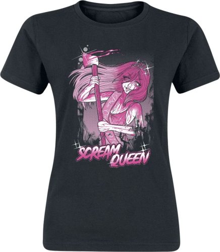 Pinku Kult Scream Queen Dámské tričko černá