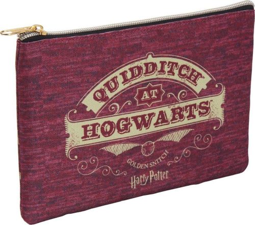 Harry Potter Quidditch At Hogwarts Kosmetická taška cervená/béžová