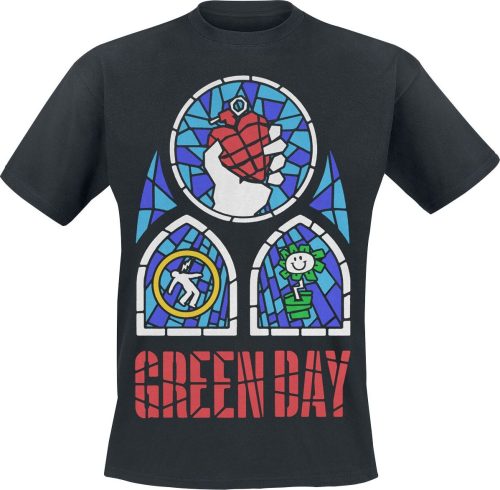 Green Day Church Of Green Day Tričko černá