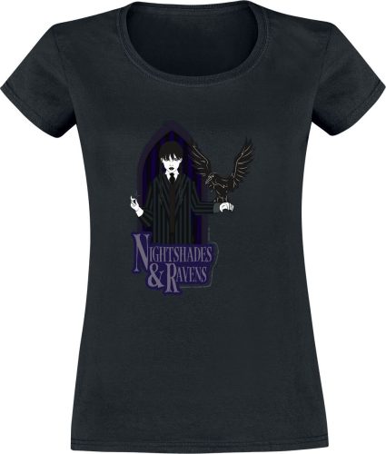 Wednesday Nightshades And Ravens Dámské tričko černá