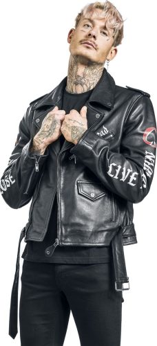 Motörhead Born To Lose Kožená bunda černá