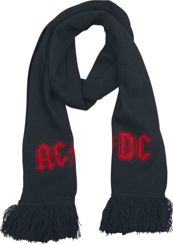 AC/DC Logo - Schal Šátek/šála cerná/cervená