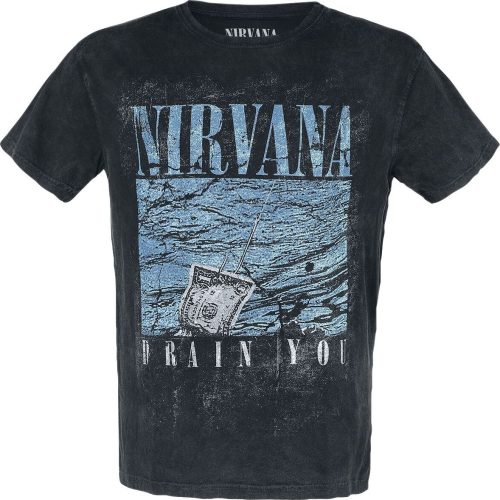 Nirvana Drain You Tričko černá