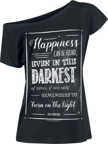 Harry Potter Albus Dumbledore - Happiness Can Be Found Dámské tričko černá