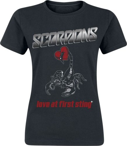 Scorpions Pierced Heart Dámské tričko černá