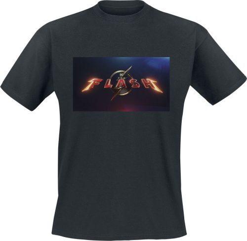 The Flash Movie Logo Tričko černá