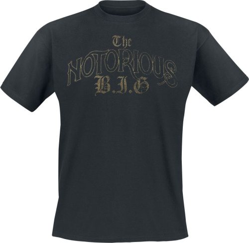 Notorious B.I.G. Logo Tričko černá