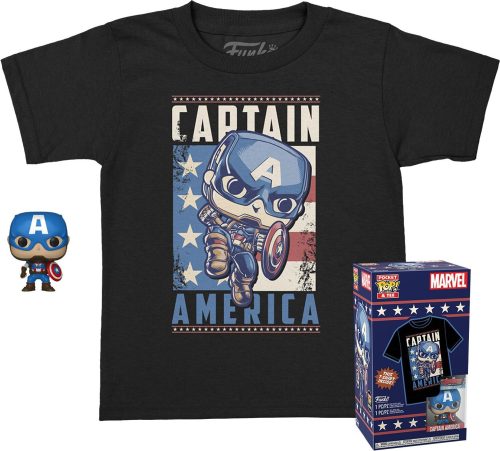 Captain America Pocket Pop! a tričko Captain America Sberatelská postava standard