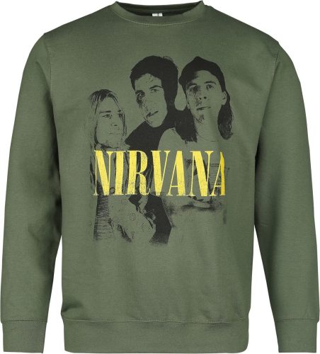 Nirvana Photo Tričko s dlouhým rukávem zelená