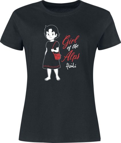 Heidi Girl Of The Alps Dámské tričko černá
