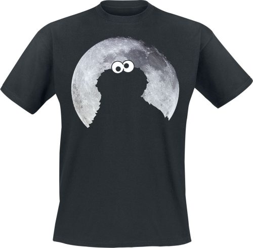 Sesame Street Cookie Monster - Moonnight Tričko černá