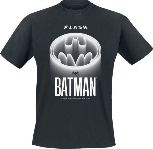 The Flash Batman - White Logo Tričko černá