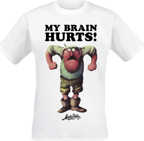 Monty Python My Brain Hurts Tričko bílá