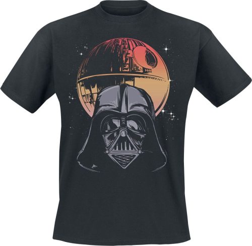 Star Wars Darth Vader - Death Star Tričko černá